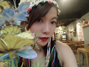 JIOESC鏤空帽子女針織帽波西米亞花朵流蘇鏤空民族風(fēng)套頭帽手工針織帽子 米白色【彩色小糖豆】針織花朵 曬單實(shí)拍圖