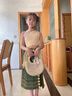 兒童傣族服裝夏季旅拍男女童少數民族服裝西雙版納異域泰國服影樓 【Z001 】女款-黃綠（含腰鏈） 110 cm 曬單實(shí)拍圖