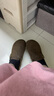 優(yōu)調(diào)勃肯鞋休閑女士一腳蹬包頭拖鞋細(xì)纖維面懶人外穿拖鞋 深咖 38 曬單實(shí)拍圖