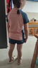 羽克兒童泳衣女孩2024新款夏季寶寶分體女童游泳衣中大童專業(yè)訓(xùn)練泳裝 藏青粉【雙層泳褲】 5XL碼【150—160cm/可拆胸墊】 曬單實(shí)拍圖