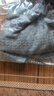 三彩大碼女裝2025春季新款Polo領(lǐng)短袖針織衫蝴蝶結(jié)絞花胖MM 大象灰 M 160/88B 曬單實拍圖