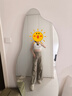 UR夏季新款女裝街頭休閑垂感顯瘦打褶抽繩闊腿褲UWV640045 卡其綠 XS 曬單實(shí)拍圖