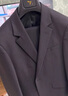 柒牌【含羊毛】西裝男士套裝秋冬平駁領(lǐng)紳士商務正裝西服禮服 曬單實拍圖