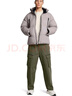 安德瑪（UNDERARMOUR）UA Limitless熱冬系列男子運動休閑短款保暖羽絨服1384641 脂鯉灰015 M 曬單實拍圖
