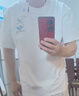 倉石一樹白色短袖T恤男夏季潮流痞帥2025新款潮牌休閑寬松輕奢高端情侶裝 白色 XL 曬單實(shí)拍圖