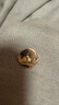 Navigare意大利小帆船女士高領(lǐng)修身打底衫高彈長(zhǎng)袖T恤2335084501 藍(lán) L  曬單實(shí)拍圖