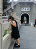 英氏（YEEHOO）女童連衣裙夏季新款裙子兒童無袖透氣背心裙學(xué)院風(fēng)撞色polo領(lǐng)童裝 盛夏學(xué)院深藍 140 曬單實拍圖