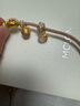 曼卡龍黃金轉(zhuǎn)運(yùn)珠蛋糕奶咖蝴蝶酥下午茶甜品掛墜手鏈送禮物定價(jià) 兔兔奶咖杯 曬單實(shí)拍圖