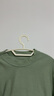 Abercrombie & Fitch【重磅情侶款】男裝25夏季美式字母Logo圓領(lǐng)短袖T恤KI123-5060 綠色 S (175/92A) 曬單實(shí)拍圖