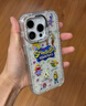 小莓介閃鉆鐳射比奇堡丑魚適用iPhone16promax殼鑲鉆邊框蘋果14promax趣味支架15p可愛13pro防摔16保護(hù)套 邊鉆星星紋-比奇堡丑魚（單殼） iPhone 16 Pro 曬單實(shí)拍圖