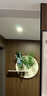 山水顏DIY水培綠植掛畫(huà)飯廳3d砂巖肌理感背景墻壁畫(huà)奶油風(fēng)客餐廳裝飾畫(huà) 淡然素雅E 65*50cm 常規砂巖畫(huà)【不發(fā)光】 曬單實(shí)拍圖