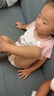 童泰（TONGTAI）嬰兒短袖套裝夏季純棉寶寶衣服男女童外出上衣長(zhǎng)褲童裝粉色100cm 曬單實(shí)拍圖