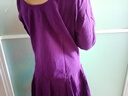 鐵箭（TIEJIAN） 兒童舞蹈服女童芭蕾舞練功服萊卡棉開(kāi)檔連體服幼兒拉丁舞蹈裙 深紫色長(cháng)袖 6XL (建議身高160cm體重60斤) 曬單實(shí)拍圖