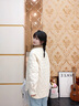 波司登25年輕薄羽絨服女短款90絨巴恩風(fēng)翻領(lǐng)夾克外套B250135334 曬單實拍圖