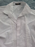 羅蒙女童短袖蕾絲邊白色襯衫校園服飾學(xué)生演出服兒童半袖襯衣 白色170 曬單實拍圖