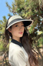 JCZS德國品牌防曬帽帽子女士夏季2025年新款遮臉大帽檐戶(hù)外太陽(yáng)帽防紫 米色【涼感冰絲 三層防曬】 均碼 曬單實(shí)拍圖
