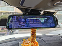 車路視 汽車黑盒  CAIDROX行車記錄儀全景360度24時記錄倒車影像前后雙錄流媒體后視鏡 單鏡頭觸屏版 10英寸全屏聲控手機互聯(lián)版64G卡+電子狗 曬單實拍圖