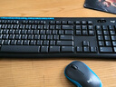 羅技（Logitech）MK275 鍵鼠套裝 無線鍵鼠套裝 辦公鍵鼠套裝 全尺寸 商務鍵鼠套裝 帶無線2.4G接收器 黑藍色 曬單實拍圖
