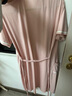 已朵女士睡袍夏季純棉短袖浴袍睡衣女款寬松大碼晨袍家居服套裝 曬單實(shí)拍圖