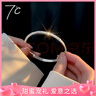 七度（SEVEN DEGREE）999足銀滿天星銀手鐲女年輕細(xì)款百搭實(shí)心鐲子高級(jí)七夕情人節(jié)禮物 曬單實(shí)拍圖
