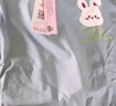 浪莎女士睡衣女夏季薄款棉質(zhì)短袖七分褲套頭圓領(lǐng)可外穿家居服 曬單實(shí)拍圖