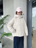 鴨鴨（YAYA）短款羽絨服女2025年冬季新款時尚連帽面包服加厚保暖小個子外套 曬單實拍圖