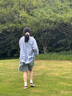 UR2025春季新款女復(fù)古街潮水洗繩編裝飾中褲牛仔褲UYV850023 藍(lán)色 28 曬單實(shí)拍圖
