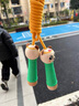 彌鹿（MiDeer）兒童跳繩幼兒園初學(xué)大班專用小學(xué)生運動訓(xùn)練棉繩可調(diào)節(jié)木制手柄 熊貓奧奇（新款升級-硅膠防滑） 曬單實拍圖