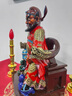 爵世皇庭銅鐘馗擺件天師鐘馗神像銅像魁星點(diǎn)斗書房客廳家用 坐鐘馗【黃銅色】 曬單實(shí)拍圖