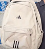adidas大容量實用運動雙肩包電腦包書包男女夏季新款阿迪達(dá)斯官方 奇跡礬土棕   NS 曬單實拍圖