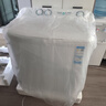 海爾（Haier）小神螺半自動洗衣機雙缸9公斤家用大容量雙筒洗脫分離防鼠底座漏電保護老人操作簡單 補貼 9公斤小神螺【強力去污+颶風水流+噴淋漂洗】 曬單實拍圖