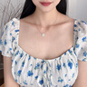 APM MonacoSoleil時(shí)尚金黃色星羅盤項(xiàng)鏈圓形吊墜七夕情人節(jié)禮物送女友 曬單實(shí)拍圖