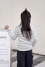 巴拉巴拉balaone童裝兒童毛衣女童2025新款春秋裝打底衫毛衫套頭 黑白色調(diào)00491 140 曬單實(shí)拍圖