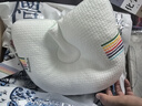 bebebus嬰兒定型枕0-6個(gè)月睡圓頭糾正頭型寶寶枕頭0-1歲定型枕抗菌防螨款 曬單實(shí)拍圖