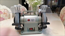 家用小型砂輪機(jī)臺(tái)式磨刀機(jī)沙輪機(jī)220V電動(dòng)金屬拋光機(jī)125寸打磨機(jī) 手提砂輪機(jī) 曬單實(shí)拍圖