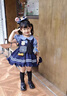 G.duck小黃鴨女童連衣裙夏季朱迪兔子警官洛麗塔公主裙兒童生日禮服裙子 藍色 110 建議4~5歲【100-110】cm 曬單實(shí)拍圖