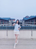 卡米高內增高7cm厚底小白鞋女2025夏季新款魔術貼百搭透氣休閑瑪麗珍鞋 椰奶白內增高7cm 39 (245mm) 曬單實拍圖