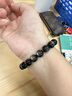 菩境銀曜石手鏈貓眼素圈手串男女款轉(zhuǎn)運(yùn)珠手飾 曬單實(shí)拍圖