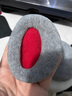 睡眠耳罩超強隔音側睡防聲音防噪音耳套不壓耳朵宿舍學(xué)生睡覺(jué)防吵 紅L大號男士 曬單實(shí)拍圖