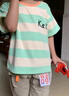 G.DUCKKIDS小黃鴨男童套裝2025夏裝新款兒童男寶寶短袖條紋撞色短袖兩件套短 KK短袖套裝綠色 90 cm （建議身高75-85cm,體重20-25斤） 曬單實(shí)拍圖