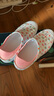 Skechers斯凱奇童鞋女童洞洞鞋沙灘鞋夏季一腳套印花透氣兒童涼鞋302114L 【雛菊】白色/粉紅色/WPK 36 曬單實拍圖