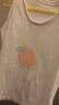 貝瑞加（Babyprints）寶寶背心2件裝夏季兒童無袖T恤純棉吊帶上衣輕薄柔軟打底 黃90 曬單實(shí)拍圖