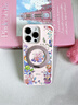 迪士尼（Disney）適用蘋(píng)果14promax手機殼液態(tài)硅膠iphone16磁吸轉支架15pm玲娜貝兒旋轉指環(huán)扣可愛(ài)卡通防摔保護套 粉色支架【真液態(tài)灰粉】玲娜貝兒-ZYT157G孔位 iPhone14 曬單實(shí)拍圖