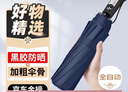 小魔全自動雨傘三折男女晴雨兩用折疊傘遮陽傘黑膠太陽傘10骨自動傘 曬單實(shí)拍圖