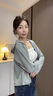日本防曬衣女新款原紗型斗篷夏季寬松舒適透氣薄款冰絲防曬服外套 淺紫色【云朵原紗】 均碼 適合80-170斤 曬單實(shí)拍圖