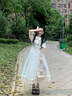 凱安尼（KAIANNI）夏季新款洛麗塔甜美氛圍感淺藍色斗篷lolita連衣裙女2025年 晴空瑰語(yǔ)氛圍感淺藍色連衣裙 M 曬單實(shí)拍圖