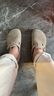 BIRKENSTOCK勃肯德國(guó)進(jìn)口男女款牛皮絨面革軟底Boston包頭拖鞋 灰色常規(guī)版0560771 43 曬單實(shí)拍圖