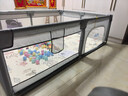寶寶圍欄地上客廳爬爬墊嬰兒游戲圍欄兒童防護欄柵欄爬行墊子玩具 藍鯨魚【1.5x2m】升級不側(cè)翻 玩具大禮包(50球+雙拉環(huán)+手袋)無爬行墊 曬單實拍圖