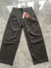BJHG不計后果復古褲子男款春季2025新款潮牌寬松闊腿垂感休閑褲西褲女 碳素黑 2XL 曬單實(shí)拍圖
