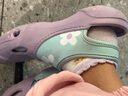 迪卡儂（DECATHLON）兒童涼鞋洞洞鞋拖鞋防滑鞋熏衣紫32~33-4808402 曬單實拍圖